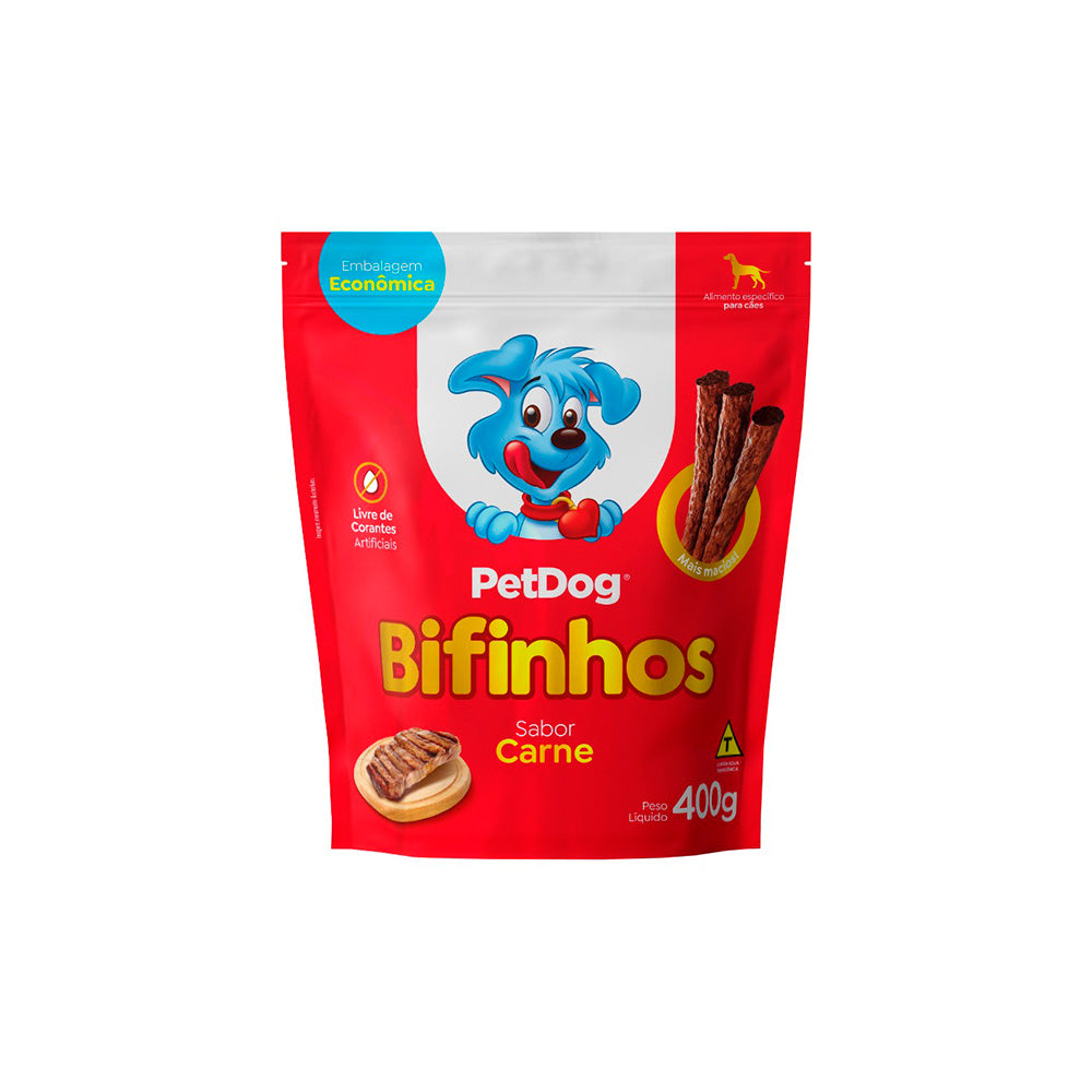 Bifinho Pet Dog 50 g – Sabores Carne / Frango