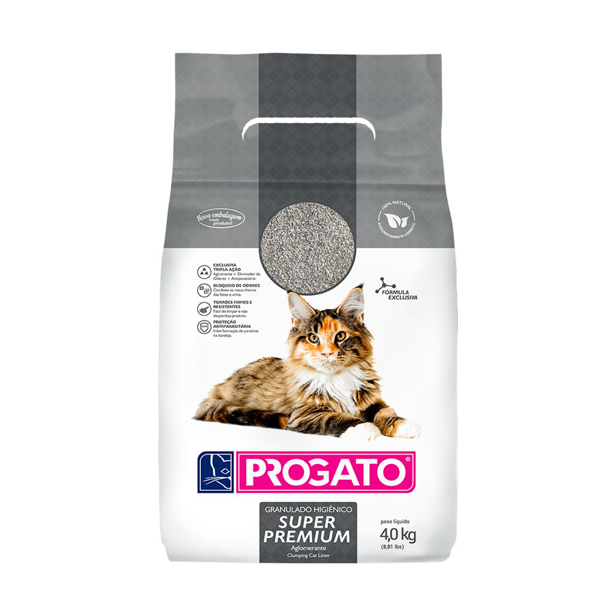 Areia Higiênica Progato Super Premium 4 kg