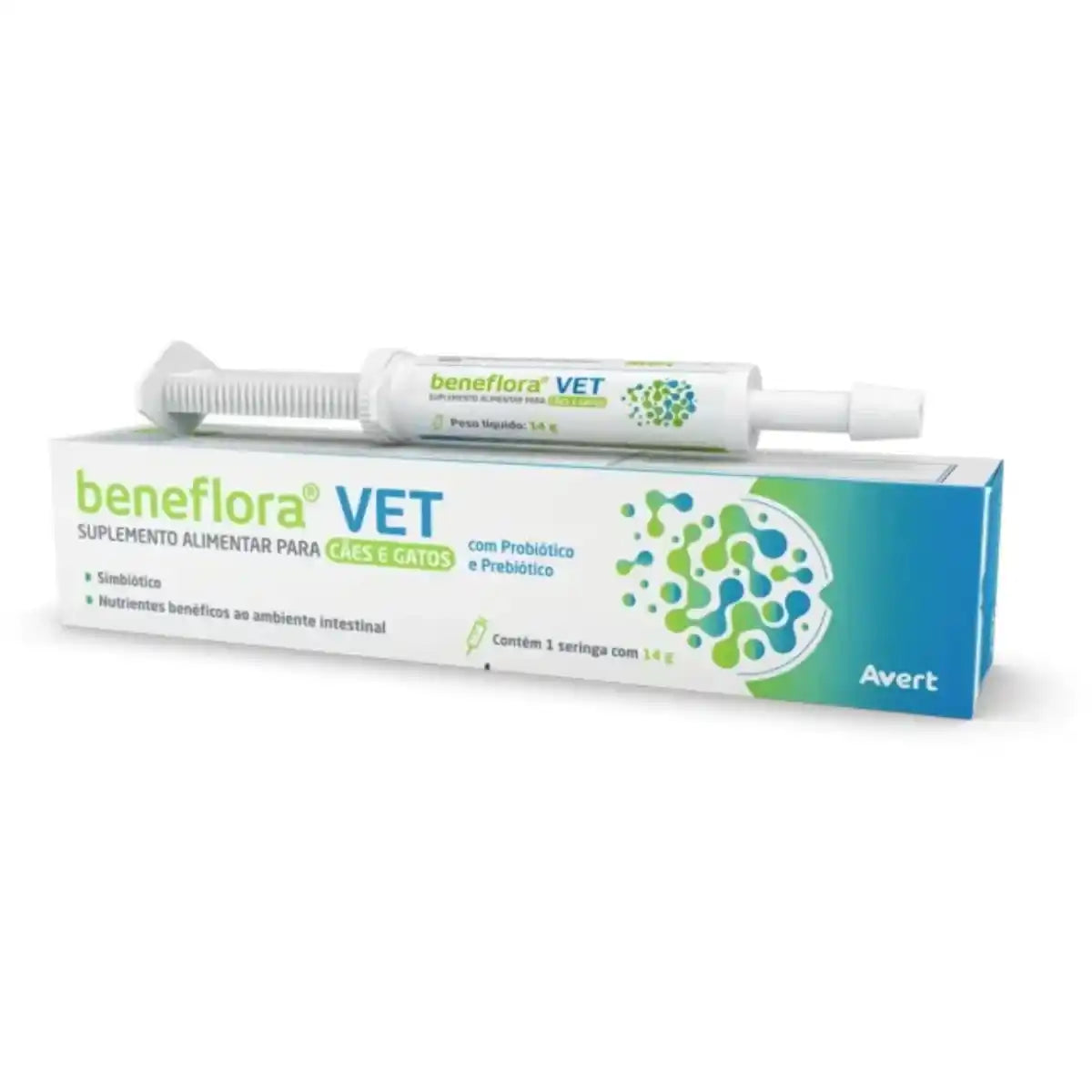 BENEFLORA® VET Pasta 14 g – Suplemento Probiótico/Prebiótico para Cães & Gatos