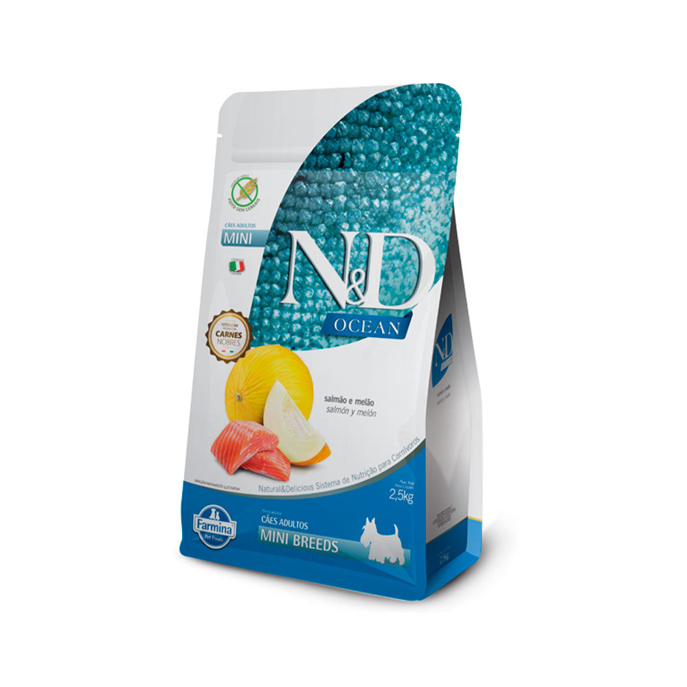Ração N&D Ocean Canine Adult Mini Salmão