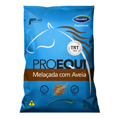 Proequi Melaçada 40 kg – Ração para Equinos (Guabi)