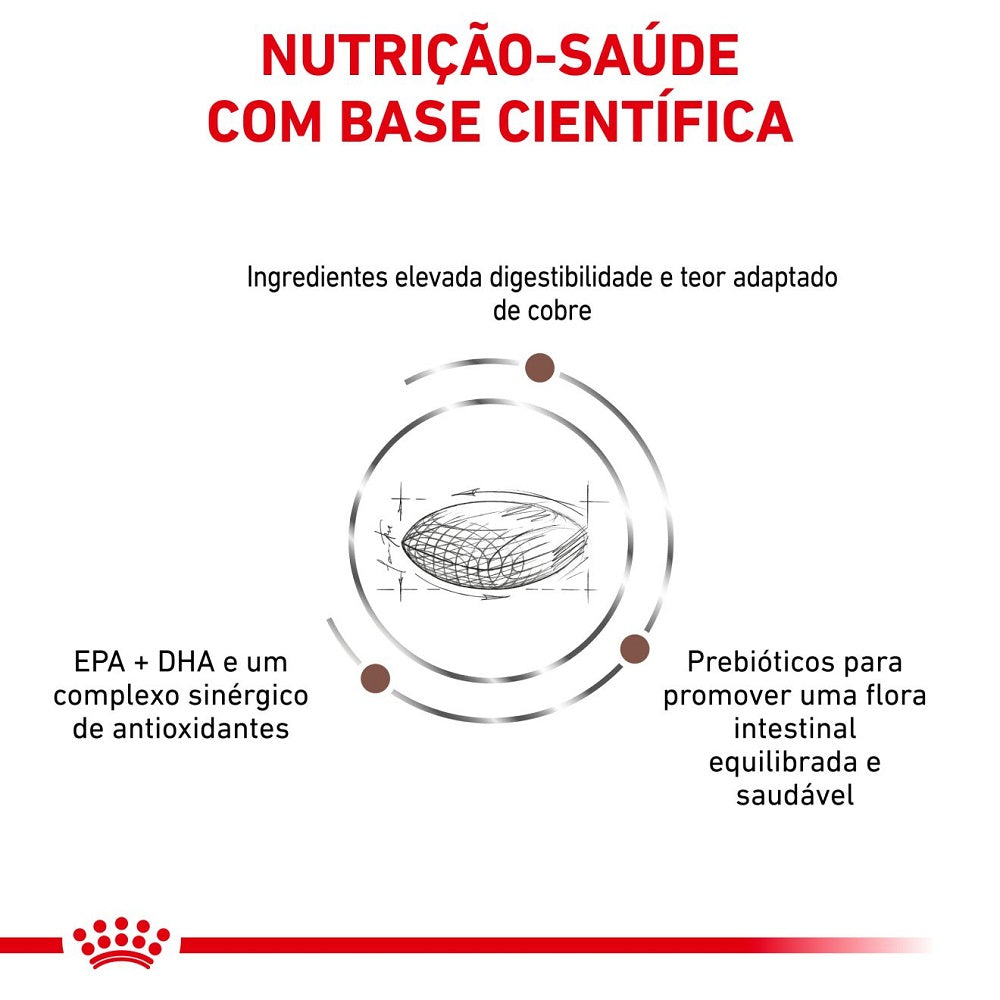 Royal Canin Veterinary Diet Hepatic Canine – Ração Seca para Cães Adultos com Alterações Hepáticas