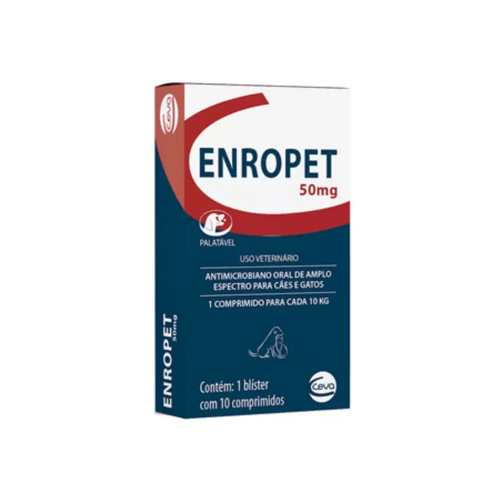 Enropet – Antibiótico Oral para Cães e Gatos (50 mg / 150 mg)