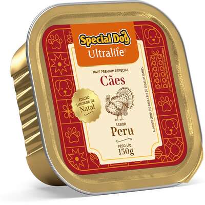 Patê Special Dog UltraLife Natal Sabor Peru 150 g