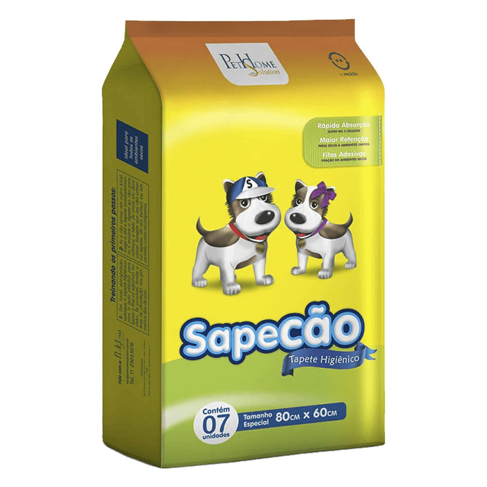 Tapete Higiênico Sapecão 80 cm x 60 cm