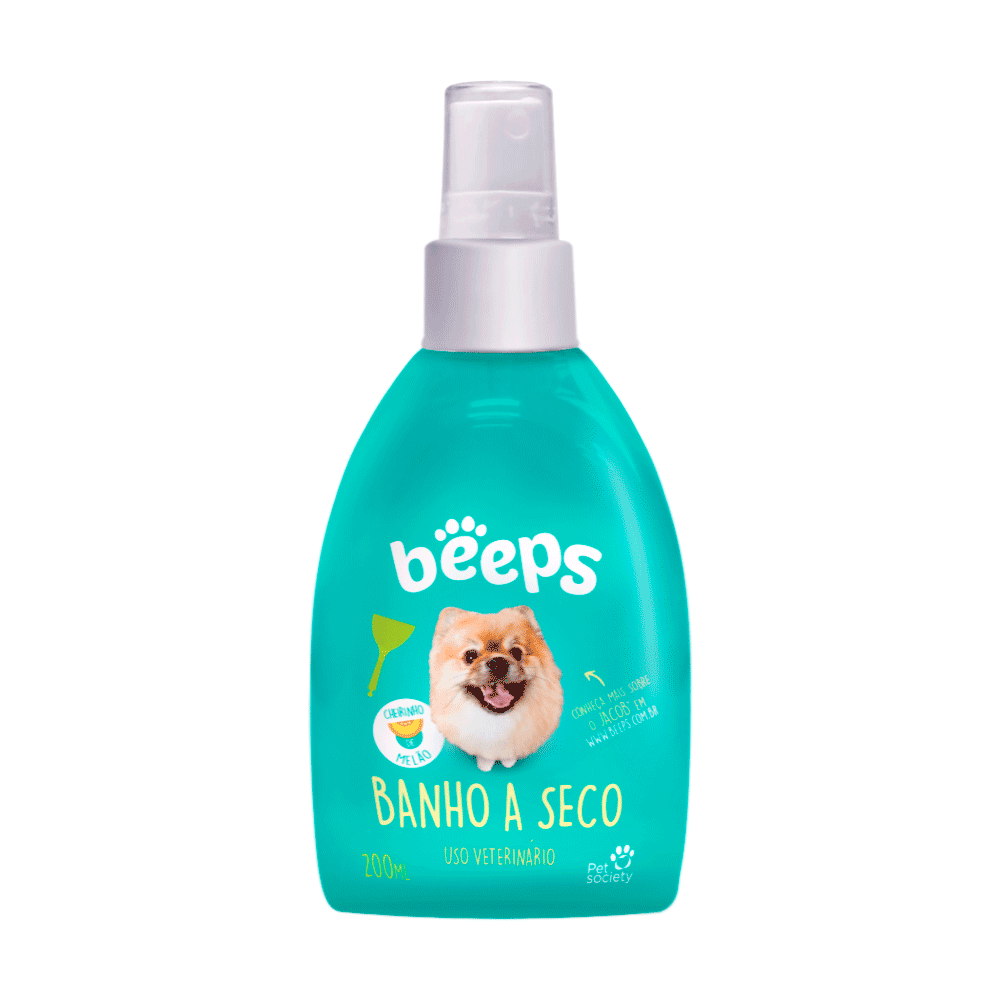 Beeps Banho a Seco 200 ml – Cães e Gatos