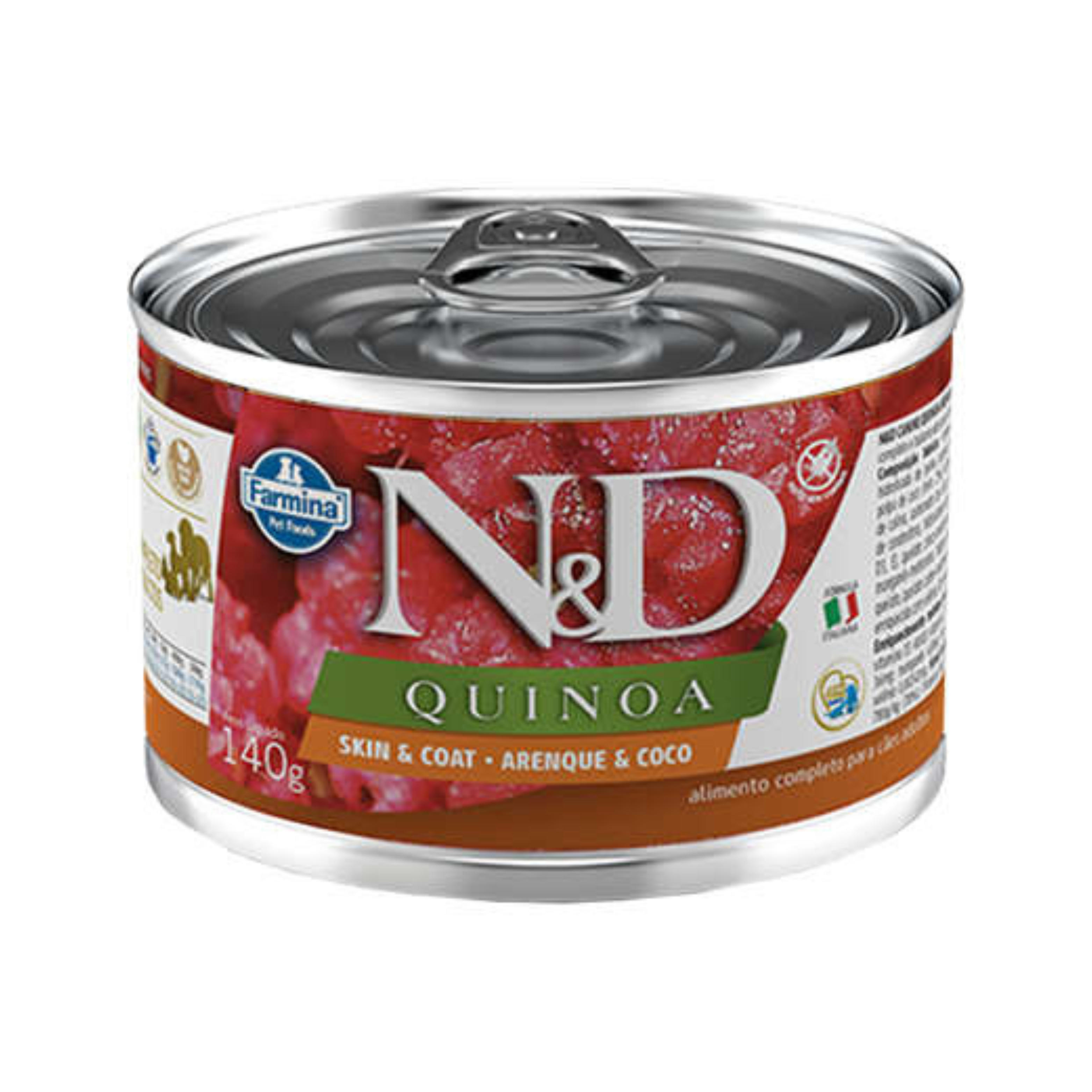 ND Canine Wet Quinoa Skin & Coat Arenque 140 g
