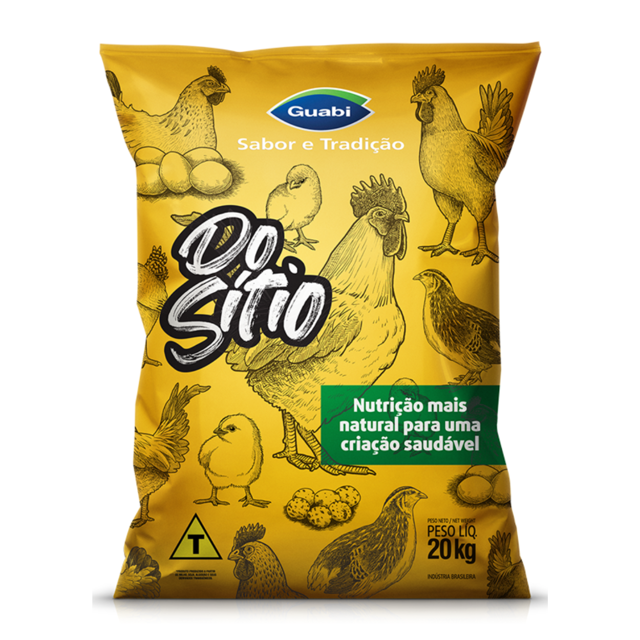 Ração Do Sítio Para Codornas Natural Triturada