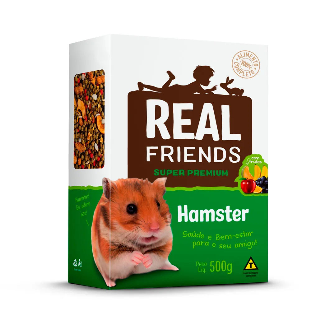 Ração Zootekna Real Friends com Frutas para Hamster 500 g