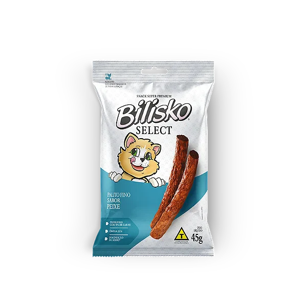 Bilisko Peixe 45 g – Petisco para Gatos