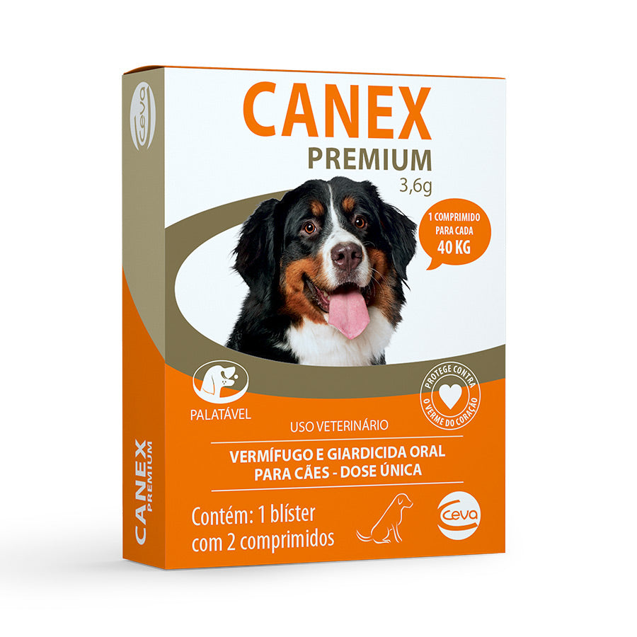 Antiparasitário Interno Canex Premium 3600mg para Cães
