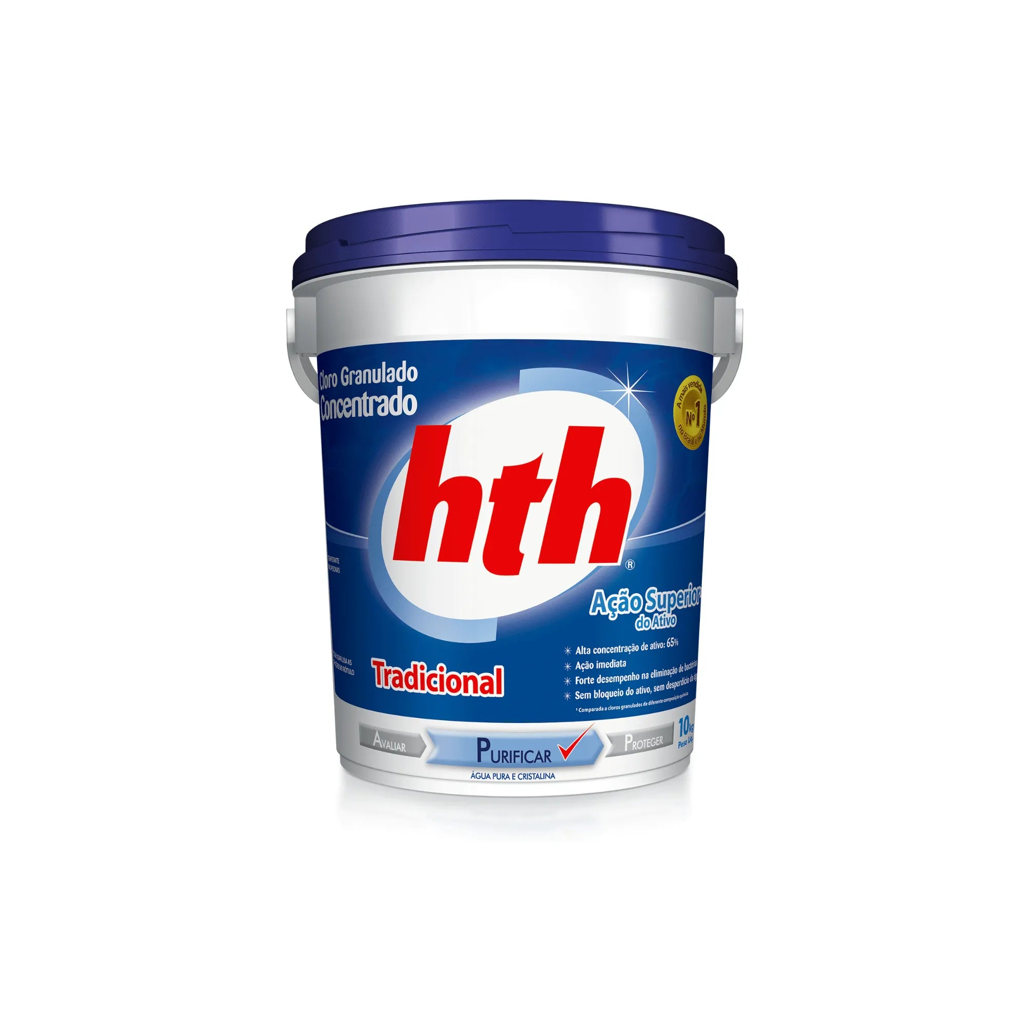 Cloro HTH Tradicional Concentrado 65 % – Granulado 10 Kg