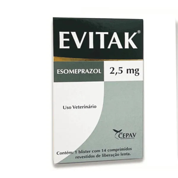 Evitak Esomeprazol – 14 comprimidos (2,5 mg / 10 mg)