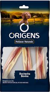 Origens PN Bochecha Bovina 30 g – Petisco Natural para Cães