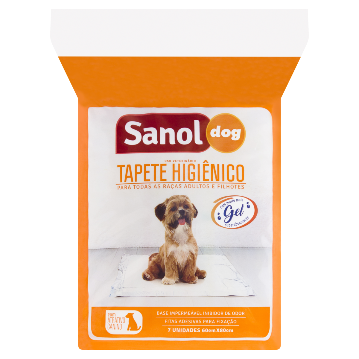 Tapete Higiênico Sanol Dog 60 cm x 80 cm