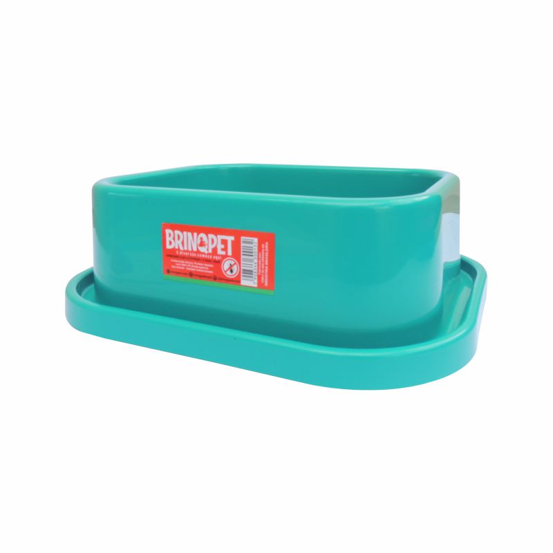 Comedouro Plástico Anti‑Formiga Gato – Variação de Cores (Tamanho M)