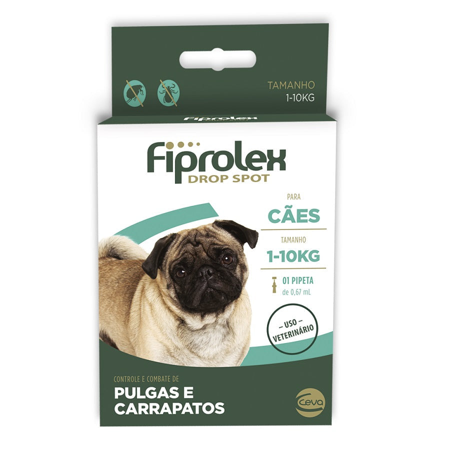 Fiprolex Drop Spot 0,67 mL – Cães até 10 kg