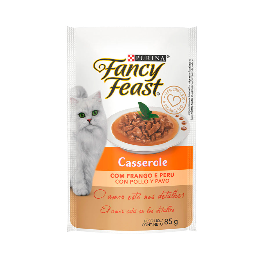 Fancy Feast Castrado Frango & Peru 85 g