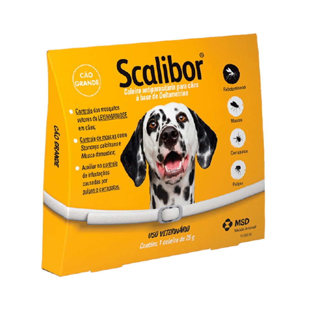 Coleira Antiparasitária Scalibor 65 cm – Cães Grandes