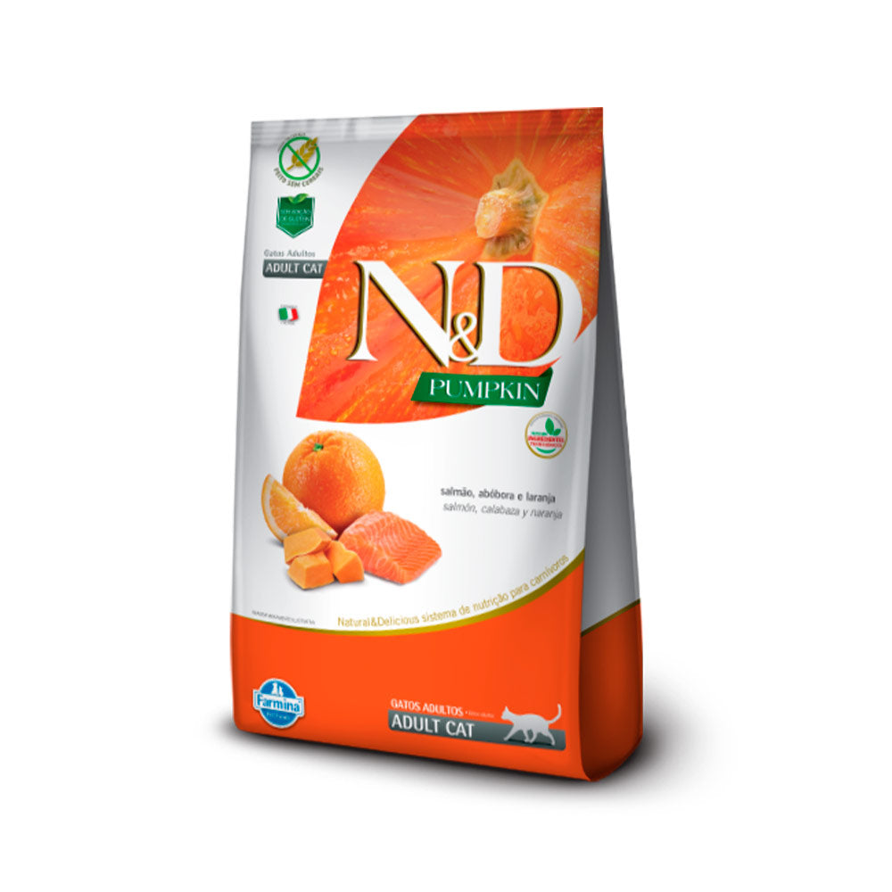 Ração N&D Pumpkin Feline Adult Salmão