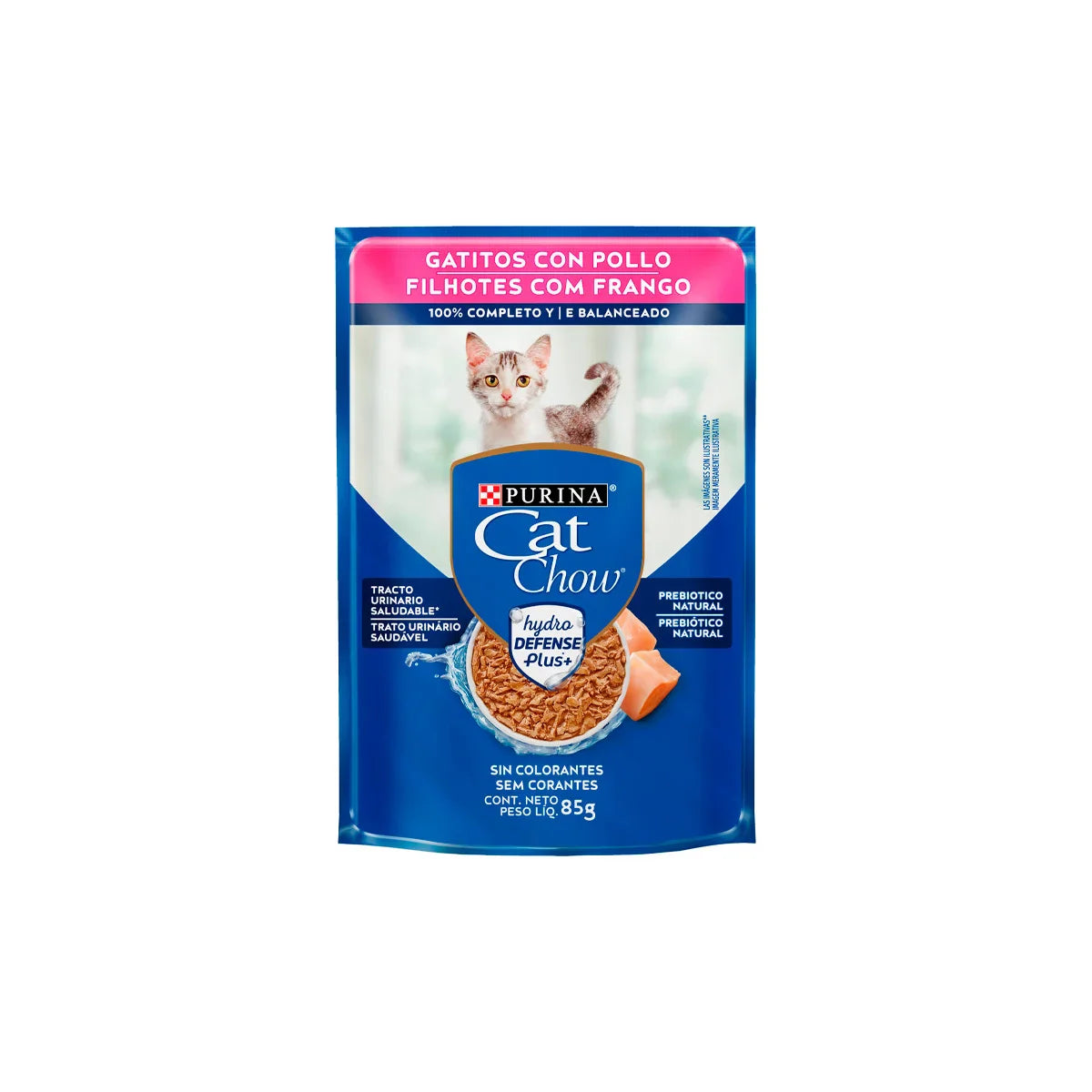 Cat Chow Sachê Filhote Frango ao Molho 85 g