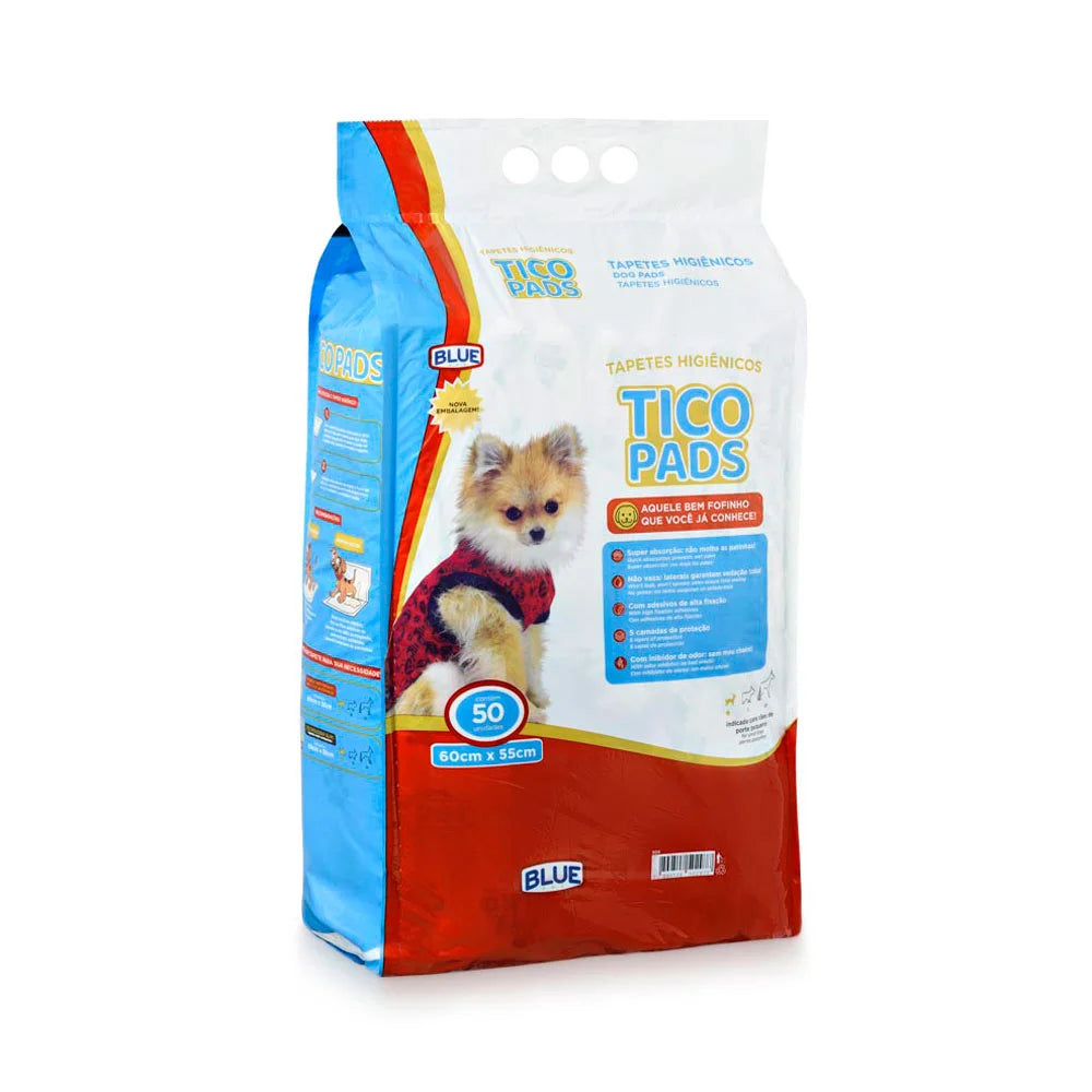 Tapete Higiênico Tico Pads UltraDry 60 cm x 55 cm