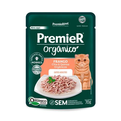 Ração Úmida Premier Gourmet Frango para Gatos Adultos