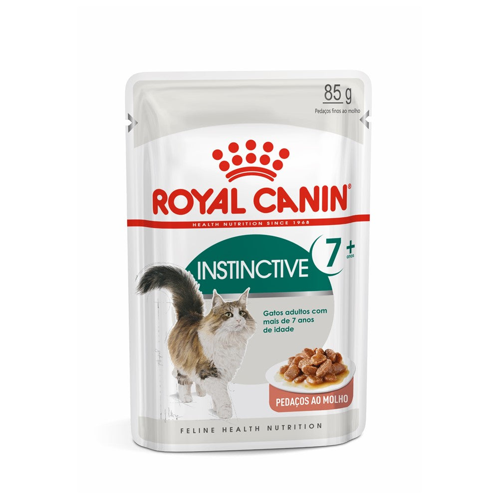 Royal Canin Instinctive 7+ Wet 85 g – Ração Úmida para Gatos Sênior