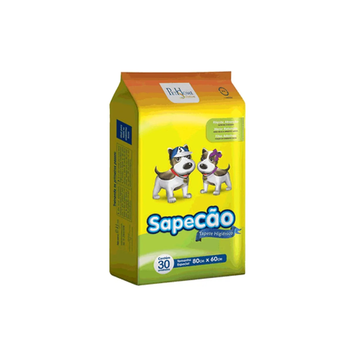 Tapete Higiênico Sapecão 80 cm x 60 cm
