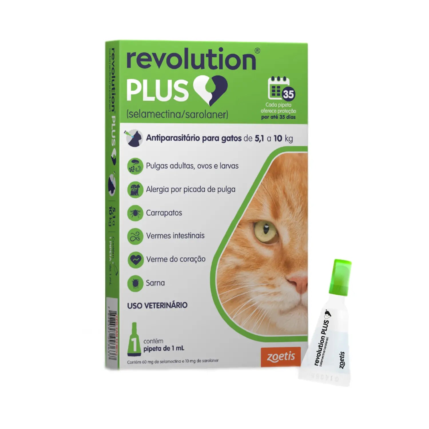 Revolution Plus para Gatos 5,1 a 10 kg