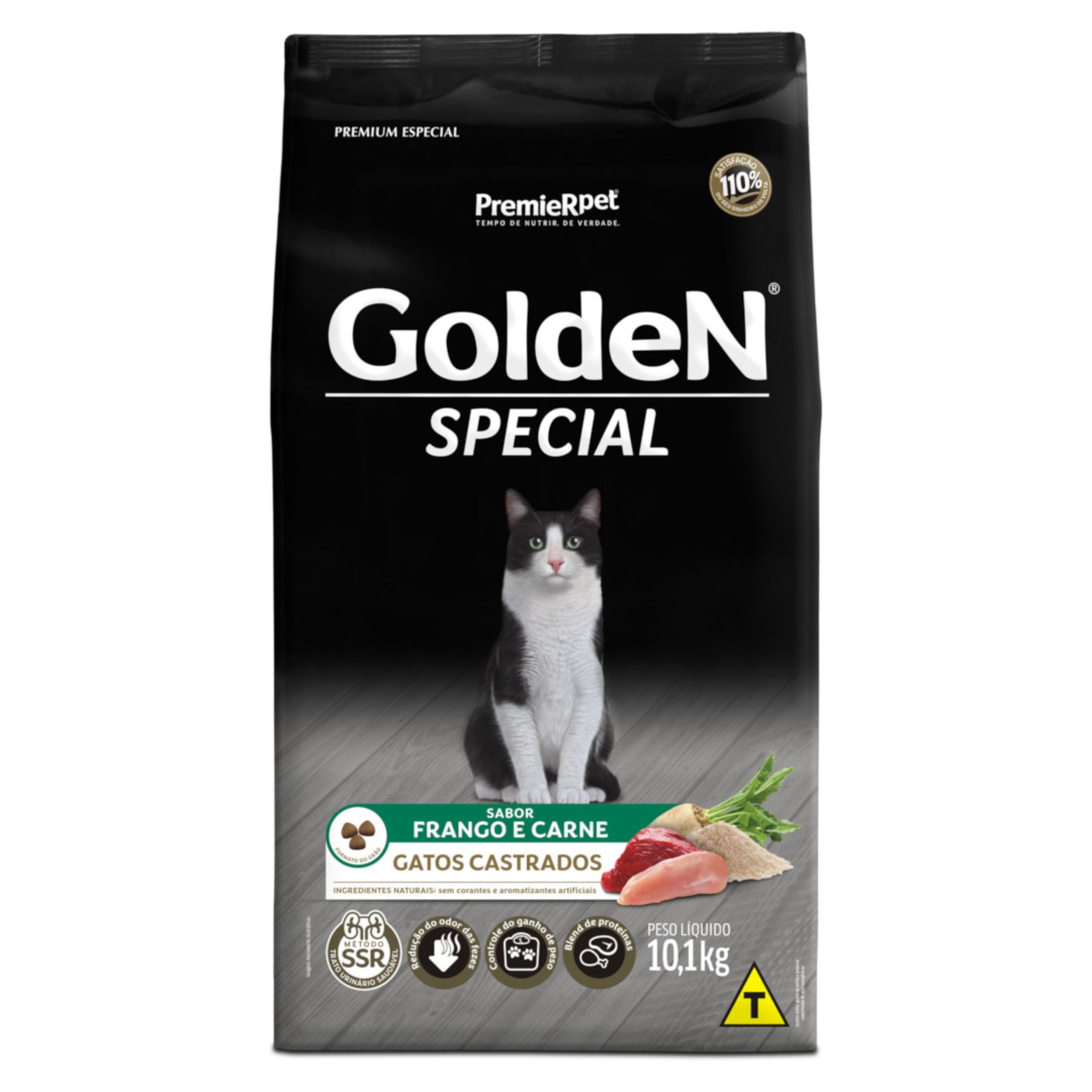 Ração Seca Golden Special para Gatos Adultos Castrados