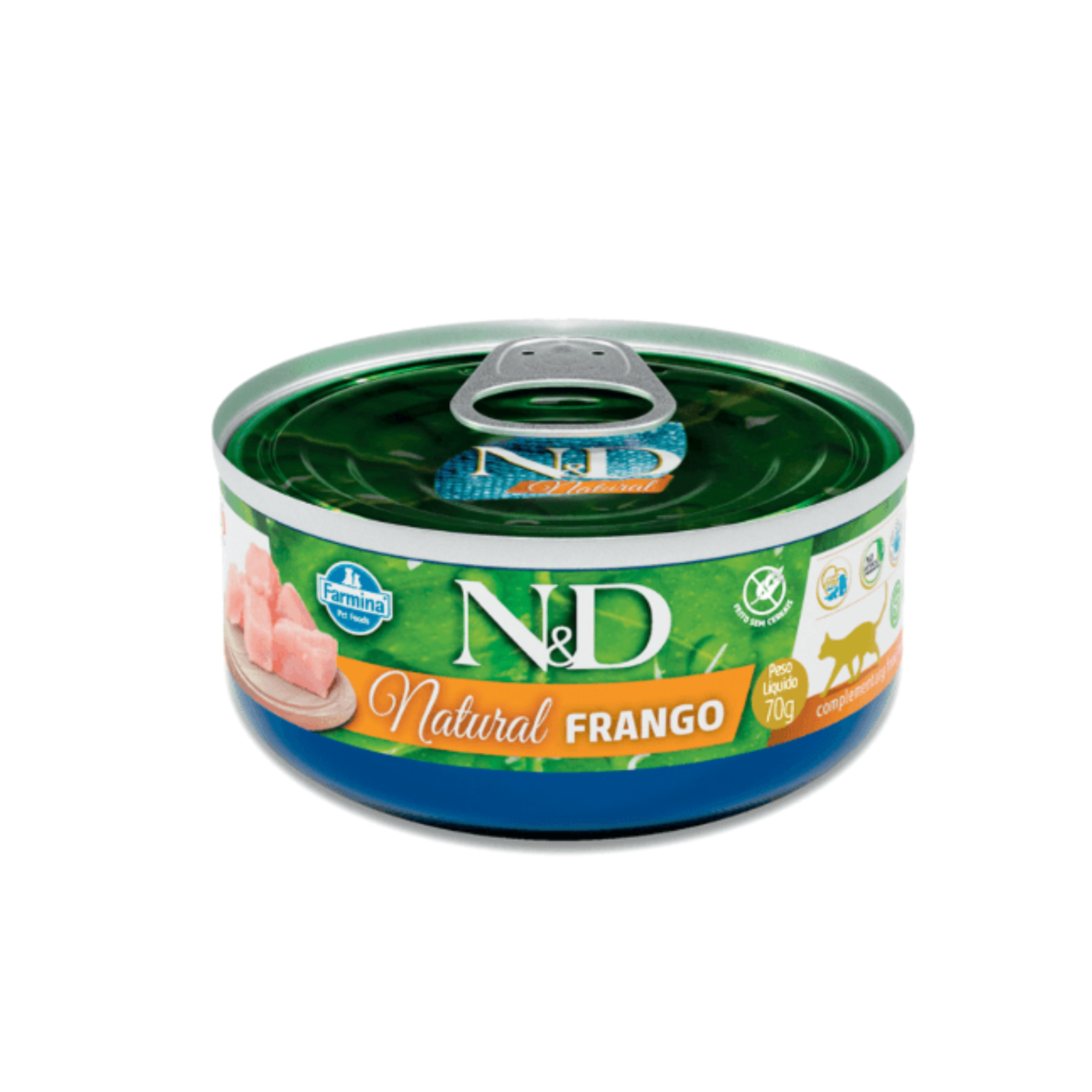 Ração Úmida N&D Feline Natural Wet 70 g