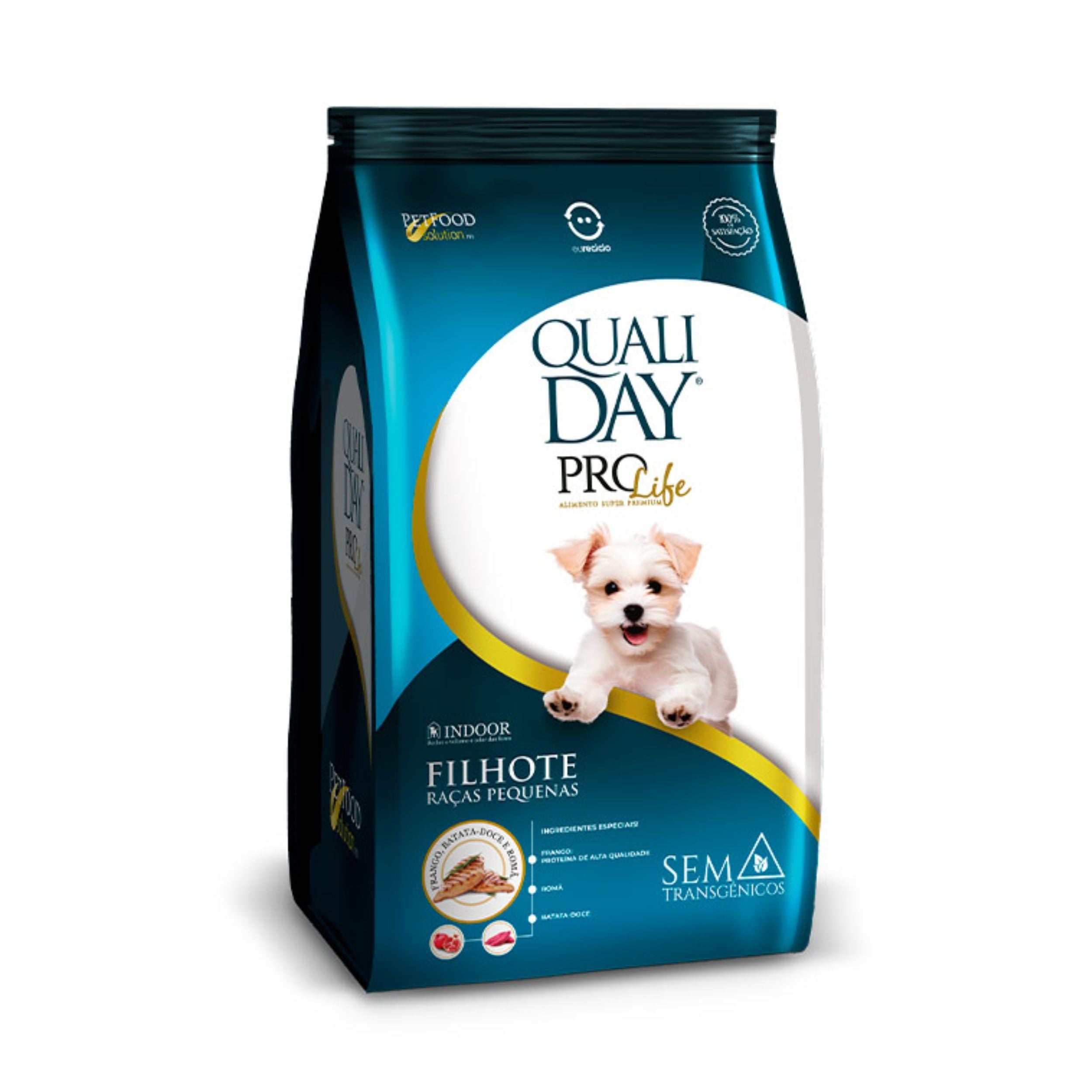 Ração Seca Qualiday Pro Life para Cães Filhotes Raças Pequenas