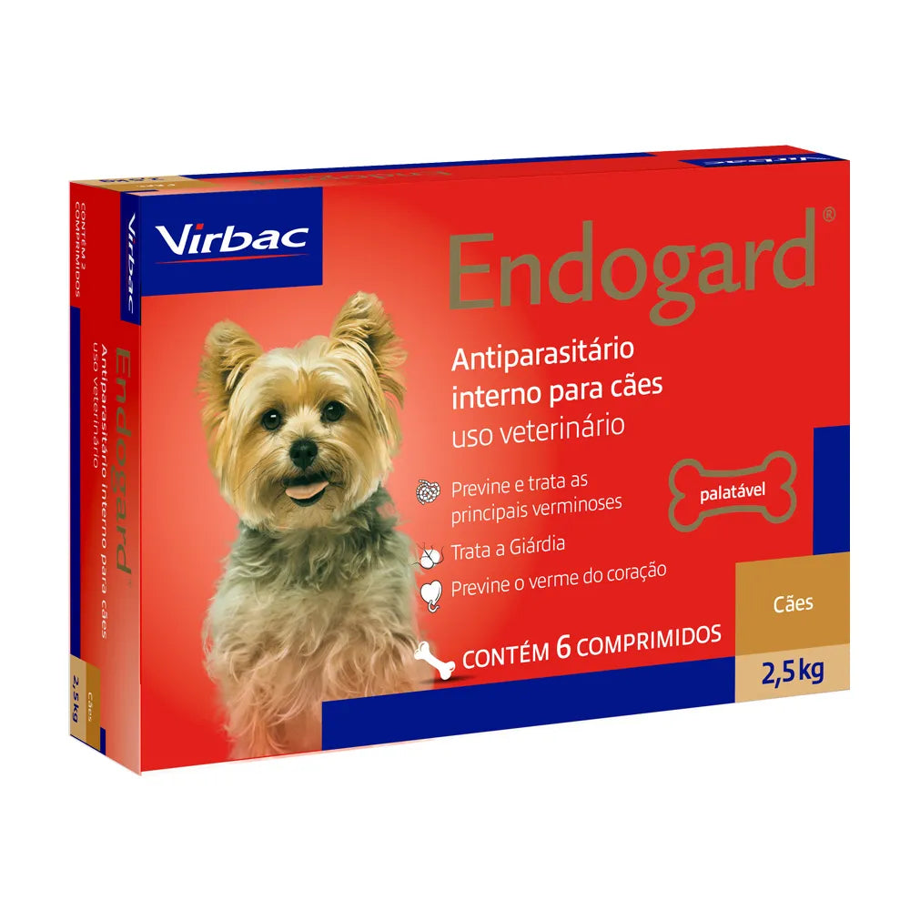 Endogard 2,5 kg – Vermífugo Interno para Cães até 2,5 kg