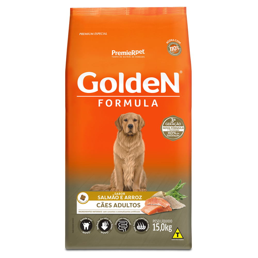 Ração Seca Golden Formula para Cachorros Adultos