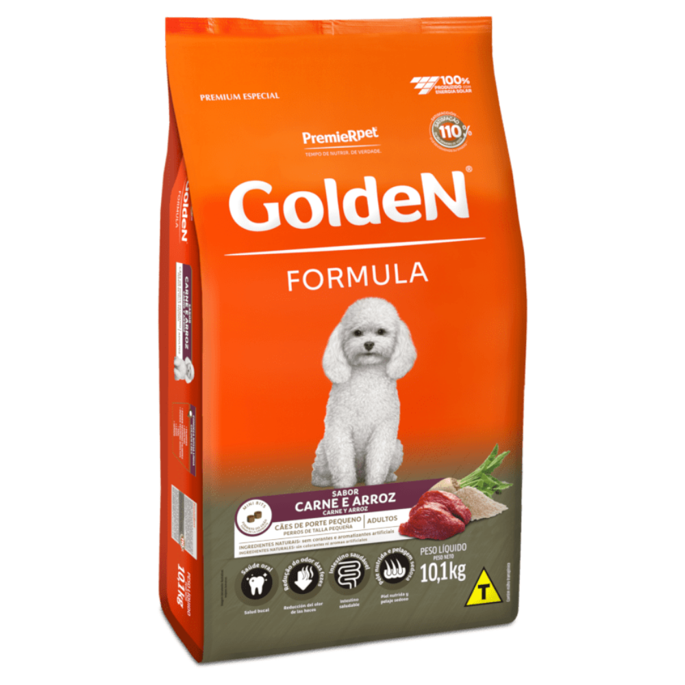 Ração Seca Golden para Cachorros Adultos de Porte Pequeno