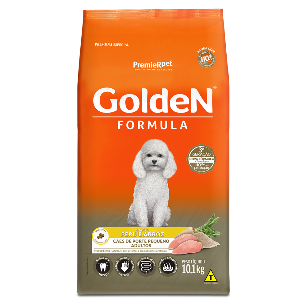 Ração Seca Golden para Cachorros Adultos de Porte Pequeno