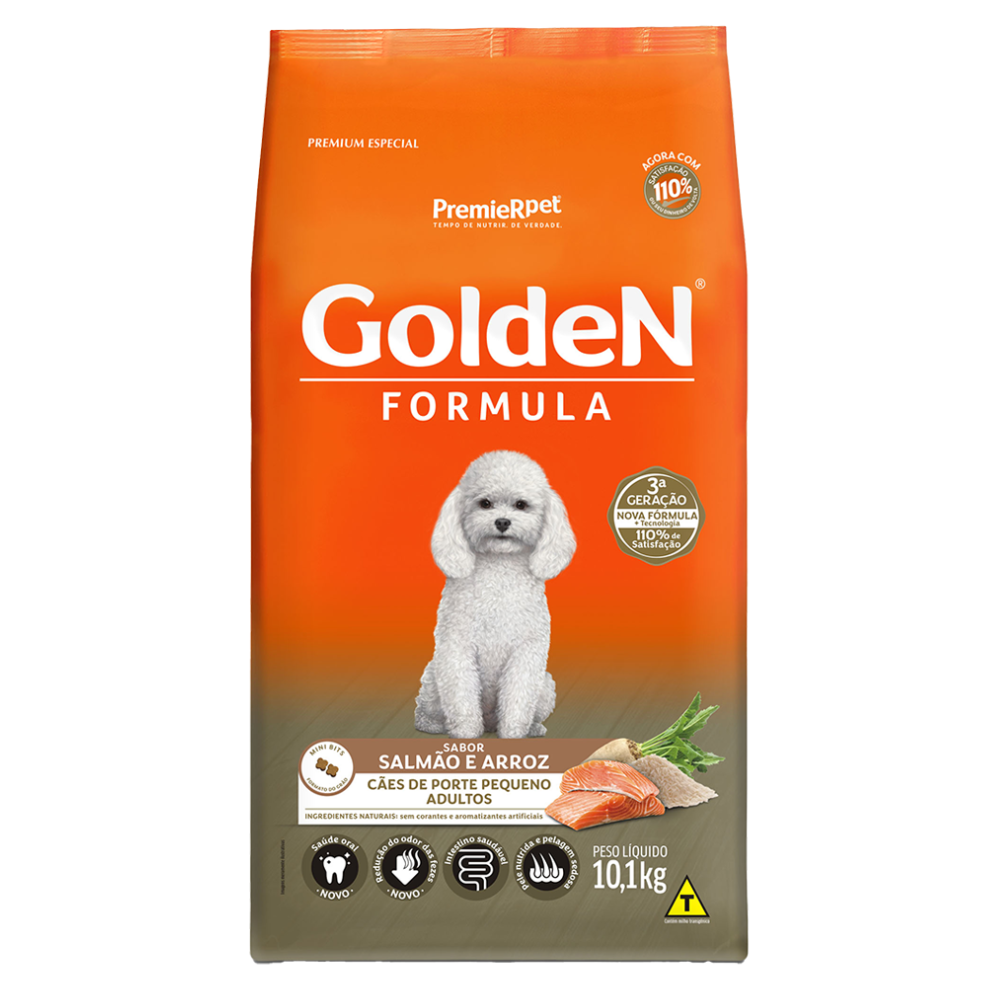 Ração Seca Golden para Cachorros Adultos de Porte Pequeno