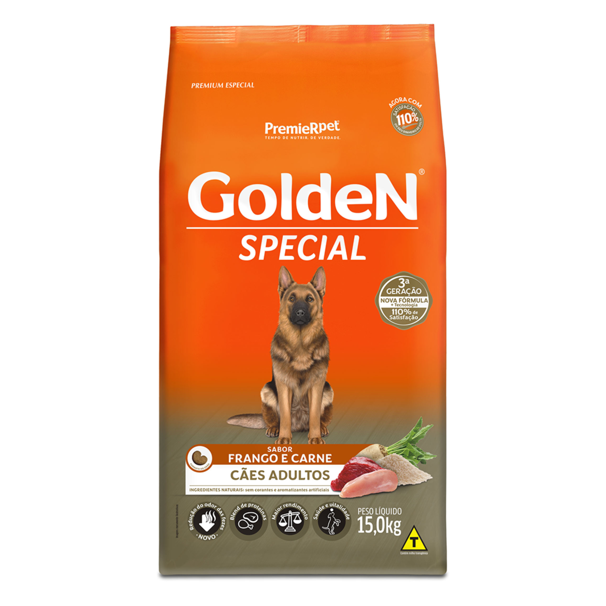 Ração Seca Golden Special Frango e Carne para Cachorros