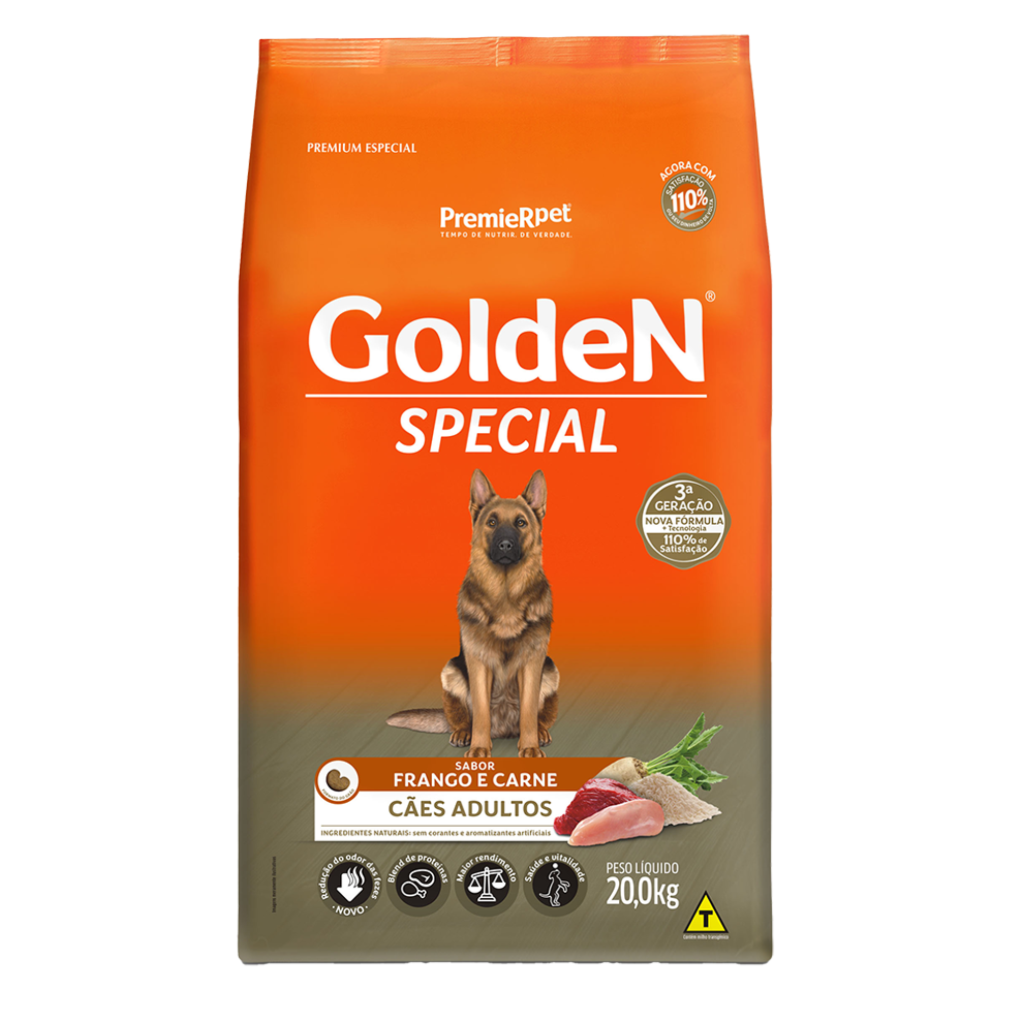 Ração Seca Golden Special Frango e Carne para Cachorros