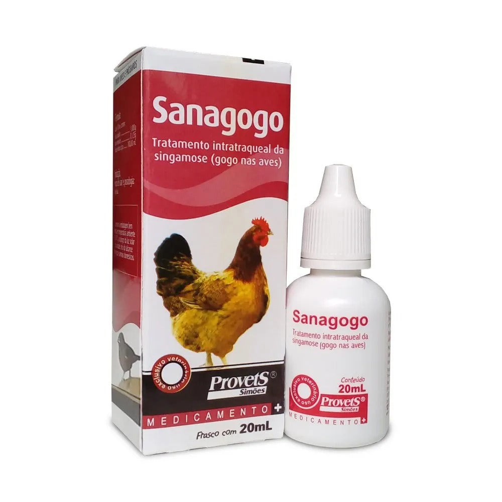 Sanagogo 20 mL – Tratamento para Singamose em Aves