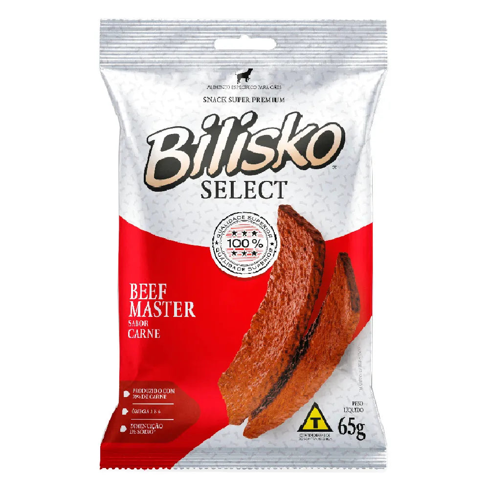 Bifinho Bilisko 65 g – Sabores Carne, Frango, Fígado, Maçã & Cenoura