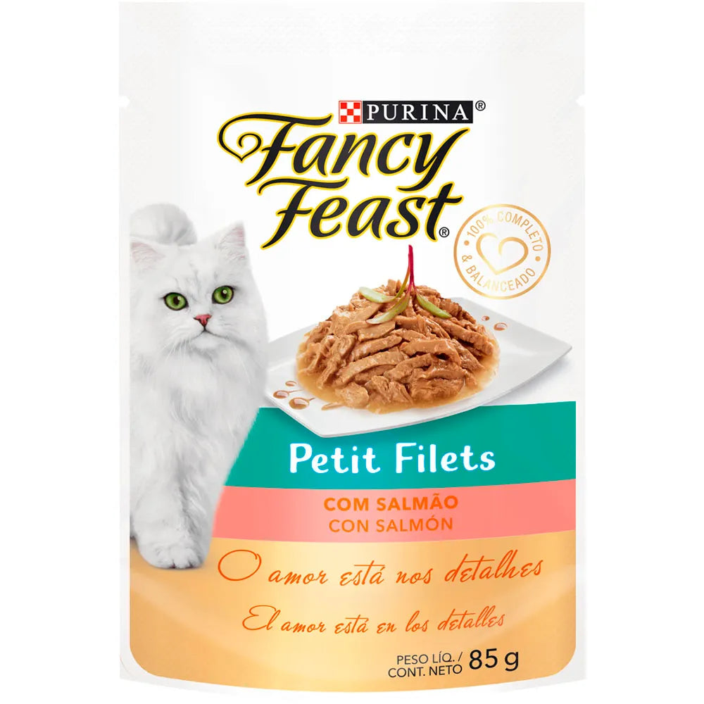 Fancy Feast Petit Filet Salmão 85 g