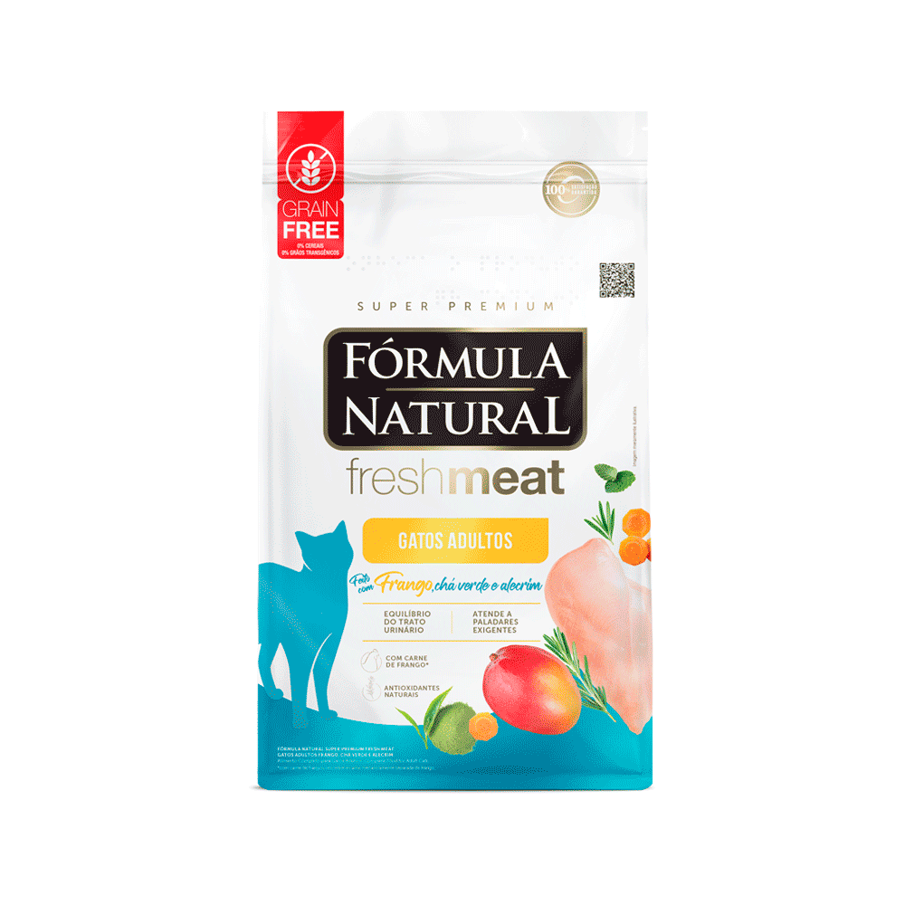 Ração Seca Fórmula Natural Fresh Meat Para Gatos Adultos