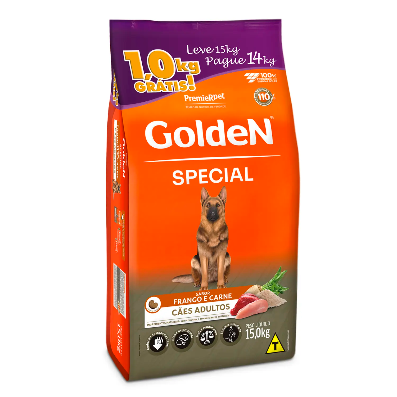 Ração Golden Special Cães Adultos Frango e Carne 15 kg