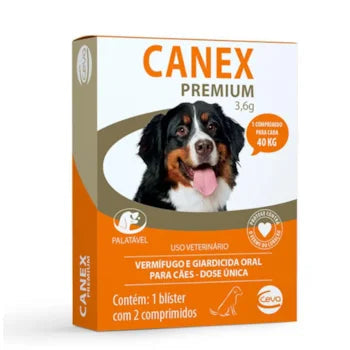 Antiparasitário Interno Canex Premium 3600mg para Cães