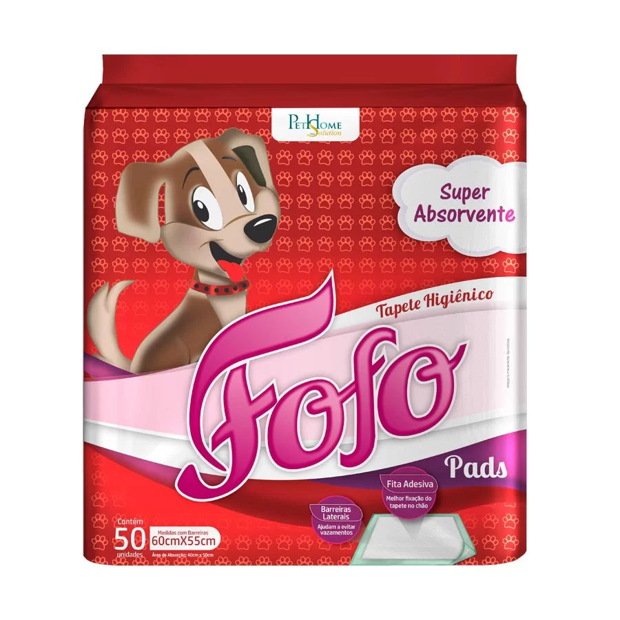 Tapete Higiênico Fofo Pads 60 cm x 55 cm