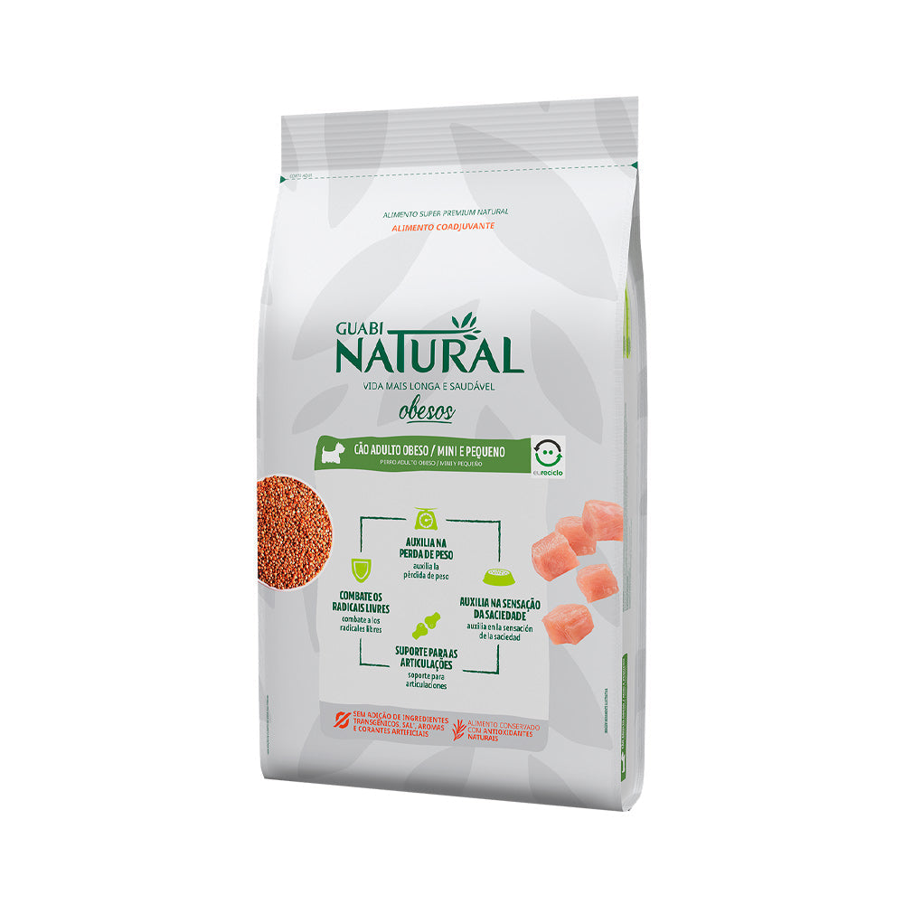 Ração Seca Guabi Natural Obesos para Cachorros de Porte Pequeno